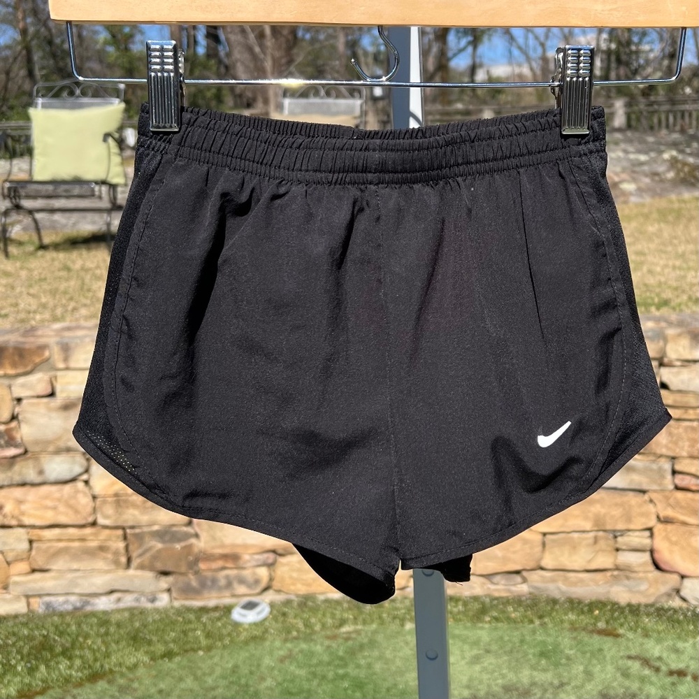 Nike Tempo Black Girls' Dri-FIT Running Shorts